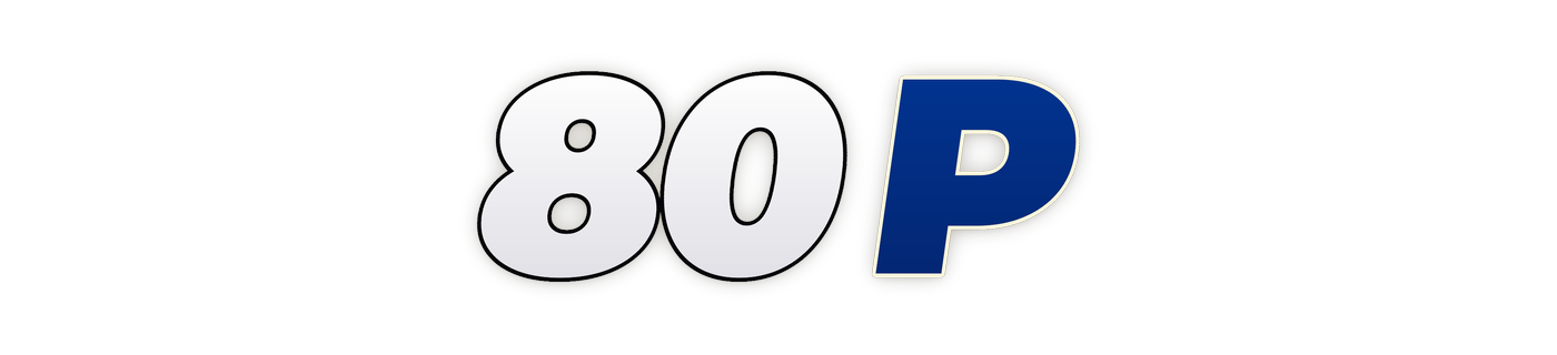 80p